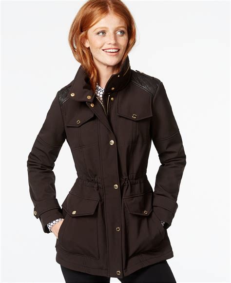 michael kors winter coats women|michael kors anorak jacket women.